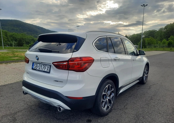 BMW X1 cena 119900 przebieg: 94557, rok produkcji 2020 z Biała małe 466